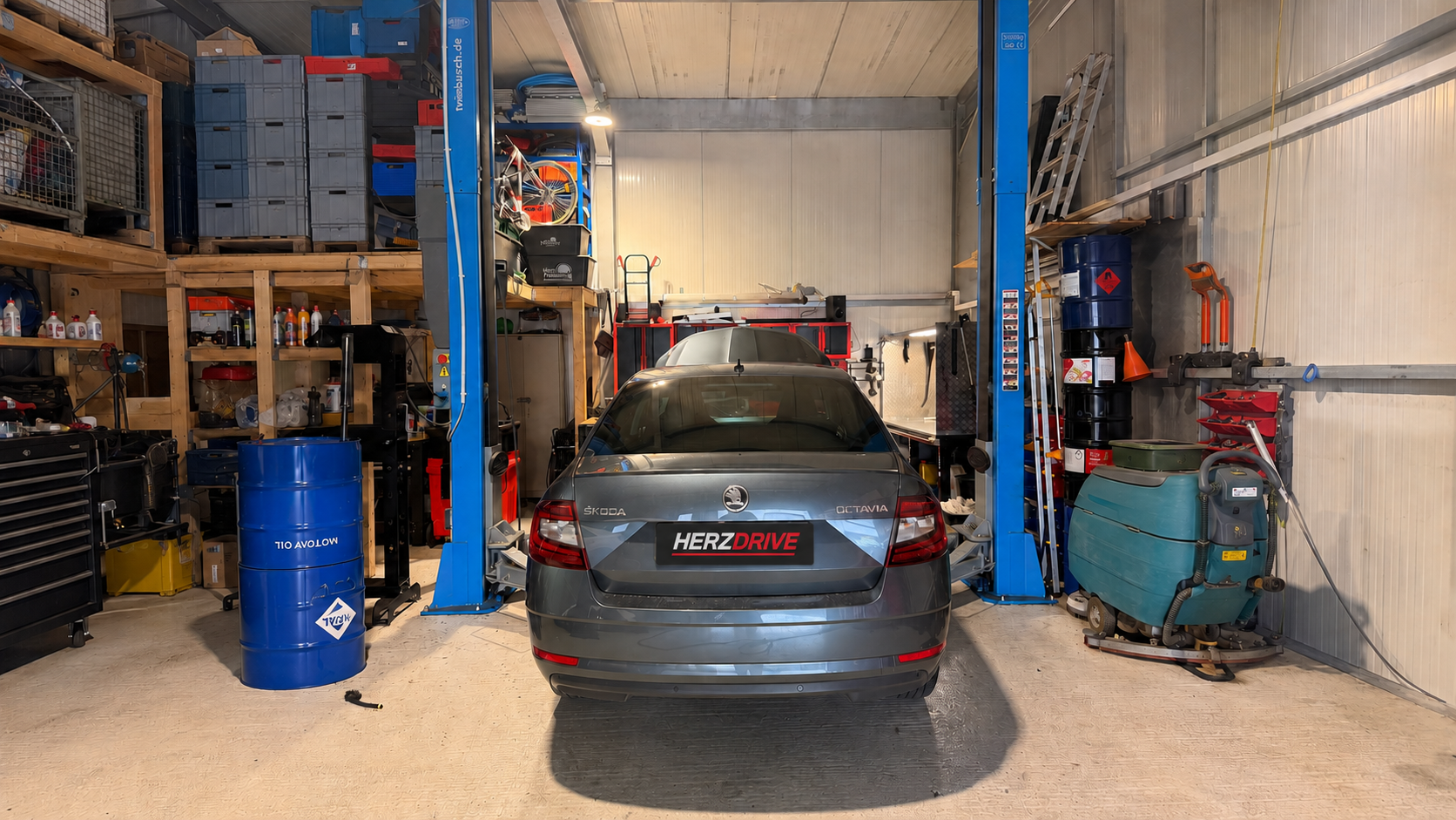 Škoda Octavia mit DSG DQ200 / 0AM beim Kupplungsaustausch in Berlin